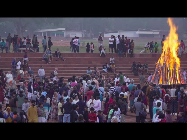 Auroville Birthday Dawnfire Meditation