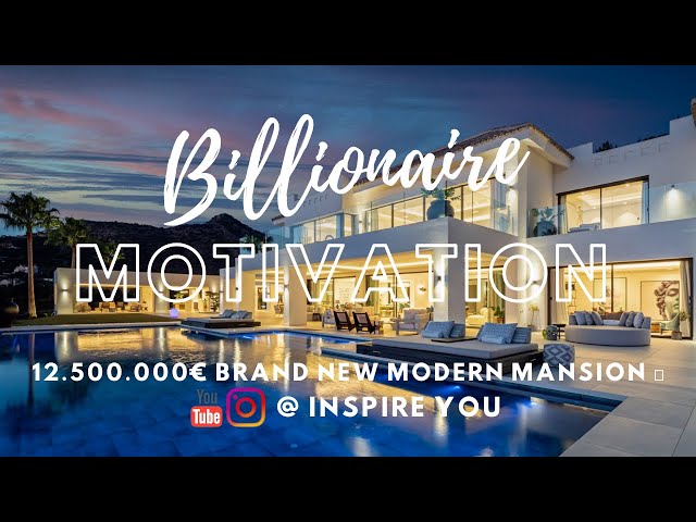 Billionaire Motivation 🤑 12.500.000€ Brand New Modern Mansion