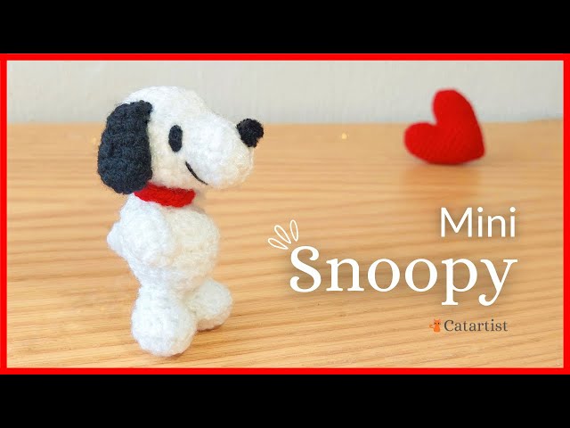 😍❤️ Snoopy Amigurumi - Crochet Tutorial paso a paso - Fácil