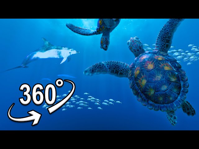 Peaceful underwater viewing | VR 360°