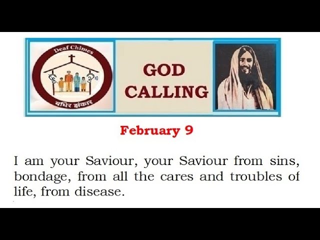 "GOD CALLING FEB 09 GOD SPEAKING in ASL God's Word- #religion #biblestudy #signlanguage #deaf