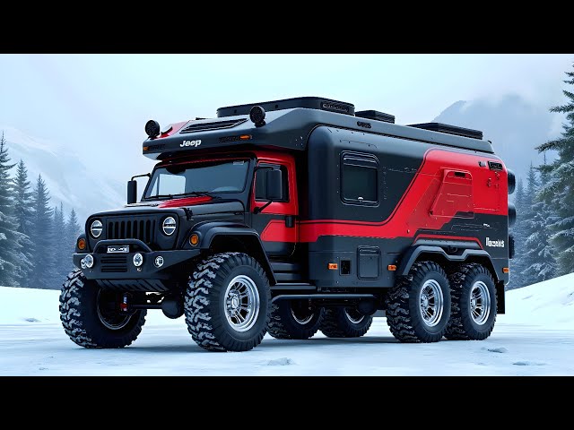 2025 Jeep Camper Motorhome 6x6: The $250K Adventure Beast That Redefines Luxury and Off-Road Power!🌟