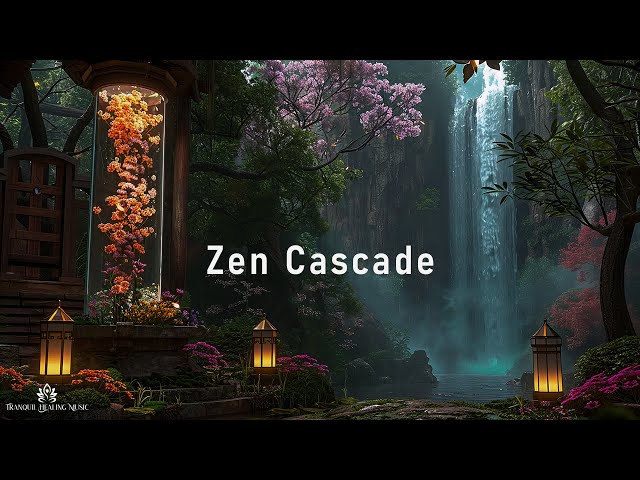 Zen Cascade - Deeply Ethereal Ambient Music - Tranquil Healing Soundscape For Serenity