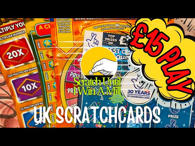 £15 PLAY 🚀 UK MIXED LOTTERY SCRATCH CARDS | SCRATCH UNTIL I WIN A MILL 📈🤑 JACKPOT