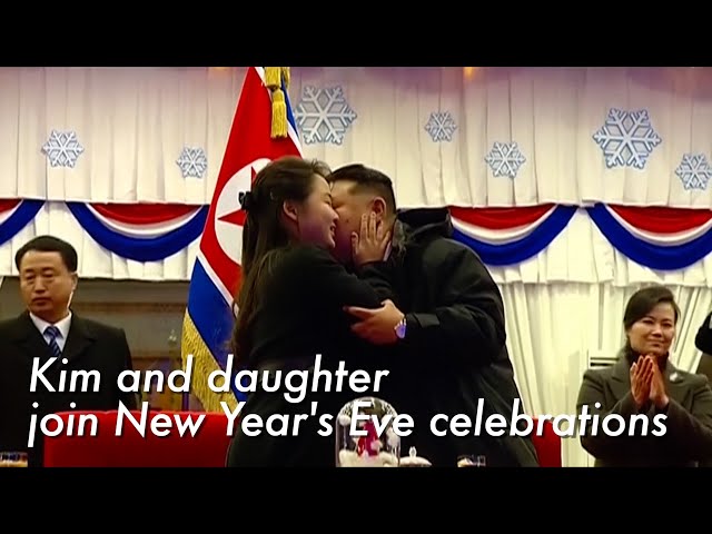 North Korea's Kim Jong Un attends New Year's celebrations with daughter