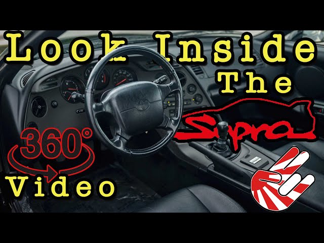 Toyota Supra MK4 POV VR 360 Video - Mk4 Toyota Supra Interior in VR 360 3D Video