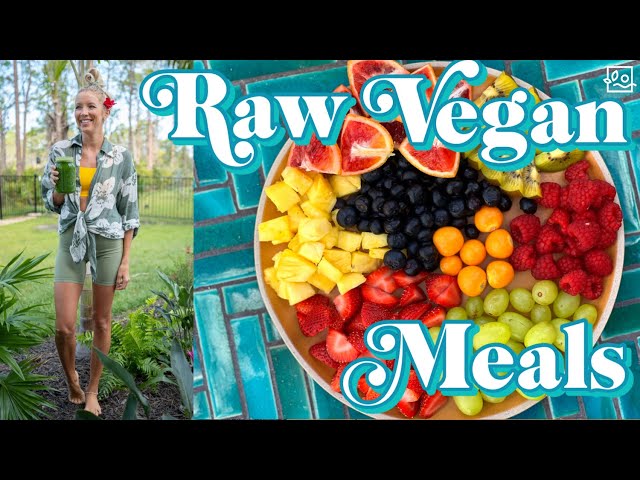 🌈 What I Ate Today, Raw Vegan Meals to Reset & Refresh for Spring (3 Easy Recipes)!