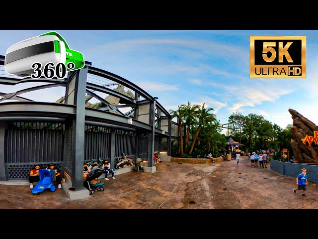 360º VR Walkthrough of Islands of Adventure December 2020 Universal Orlando