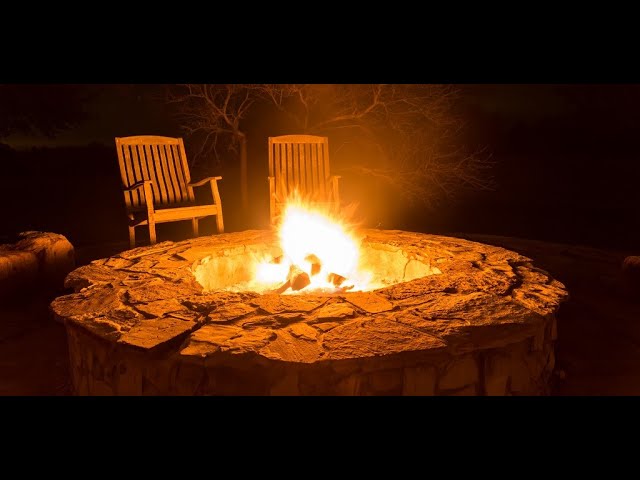 12 Hour Cozy Crackling Fireplace – HD Virtual Firepit