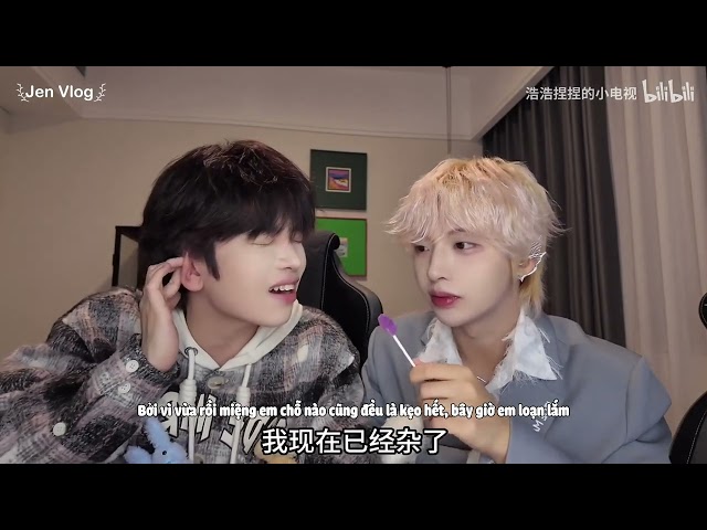 [Engsub/BL] Sweet candy kissing challenge with lovely couple Haohao and Nienie - Part 2