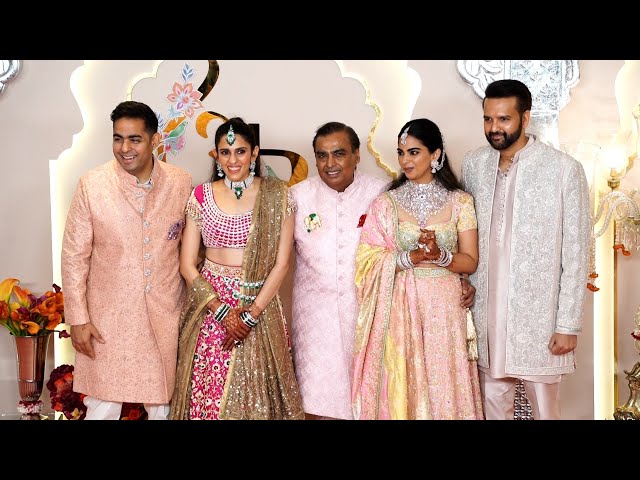 Ambani Family Reached For The Red Carpet For The Lagna Vidhi Of Anant Ambani & Radhika Merchant