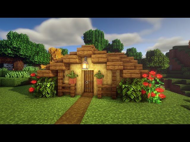 Minecraft Tutorial | How to Build a Survival Starter House