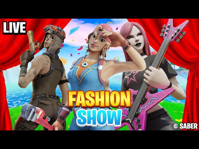 🔴 REAL FORTNITE FASHION SHOW LIVE! SKIN CONTEST! CUSTOM MATCHMAKING | FORTNITE LIVE STREAM!