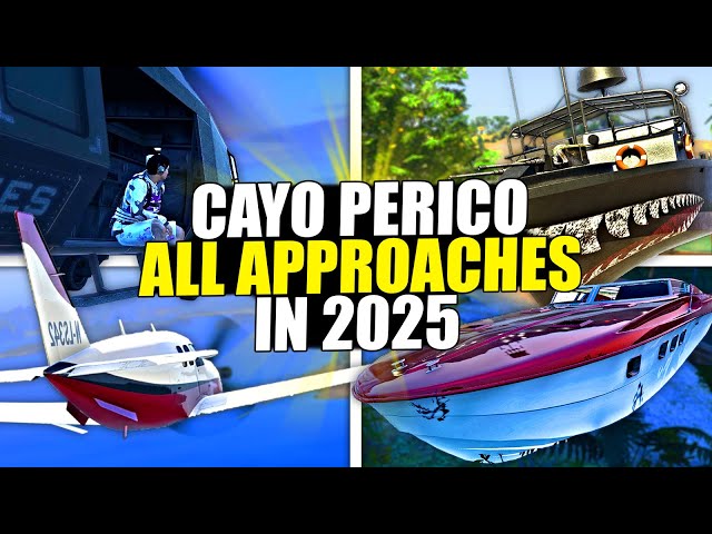 Playing All Cayo Perico Approaches In 2025! With Friends And Viewers!