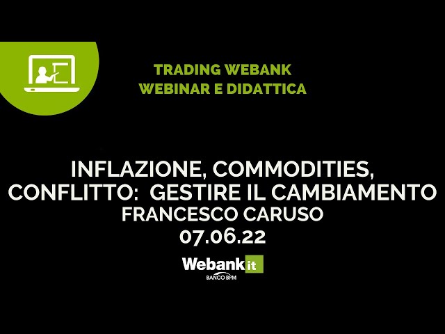 Inflazione, commodities, conflitto: comprendere e gestire il cambiamento