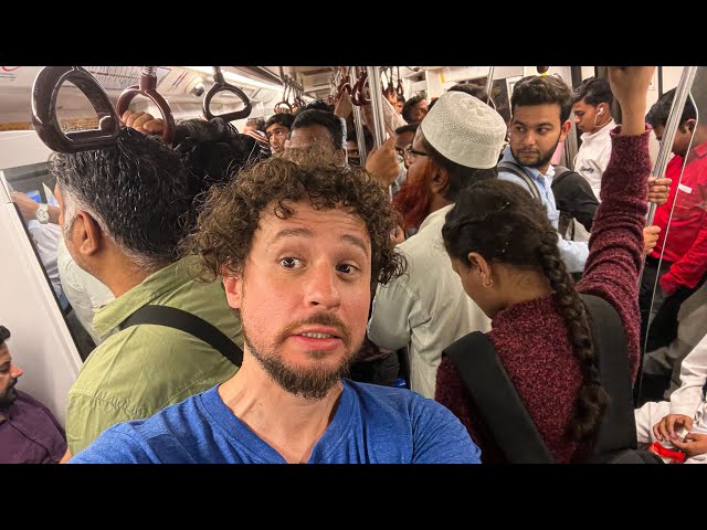 Me subí al metro de la INDIA | ¿Es tan malo y sucio como dicen? 🇮🇳🚊