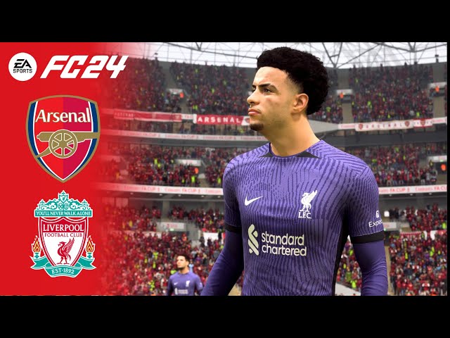 PS5 FC 24 Arsenal vs Liverpool | Emirates FA Cup