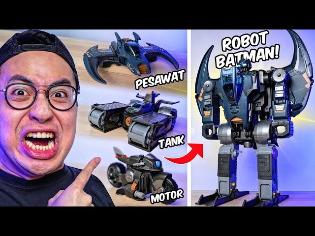 GUE BELI KENDARAAN2 BATMAN YANG BISA DIGABUNG JADI ROBOT!