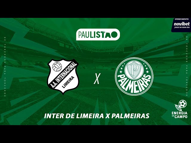 INTER DE LIMEIRA X PALMEIRAS - 13/02/2025 - PAULISTÃO - AO VIVO