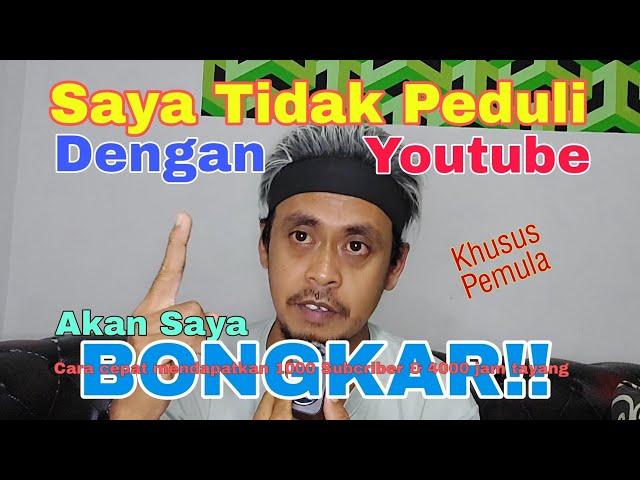 Saya Akan Bongkar Cara Cepat Monetisasi