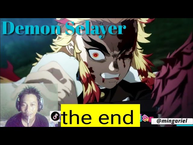 The demon slayer game is over, Rengoku's epic battle with the demon Akaza