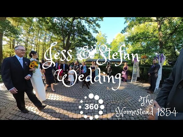 🌟Jess & Stefan Wedding🌟The Homestead 1854 360° Virtual Experience #virtualreality #wedding #insta360