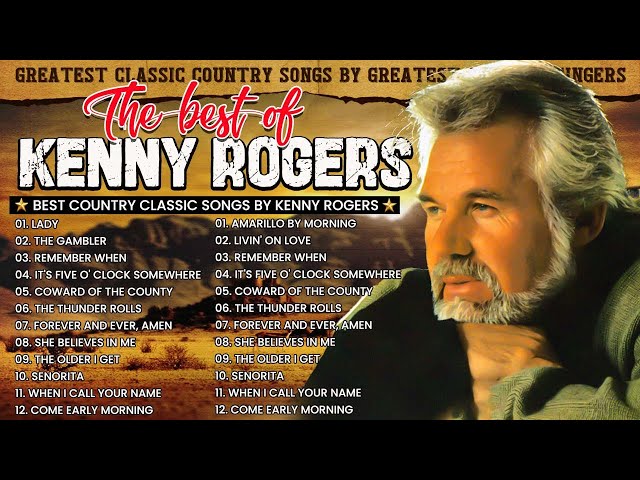 Kenny Rogers - Greatest Hits (Full Album, Super Collection) | Best Songs Of Kenny Rogers