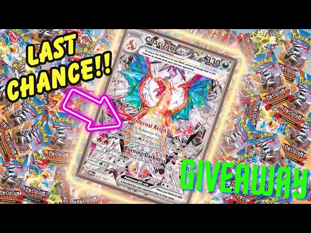 Our Search For The LAST Charizard EX!! GIVEAWAY!!