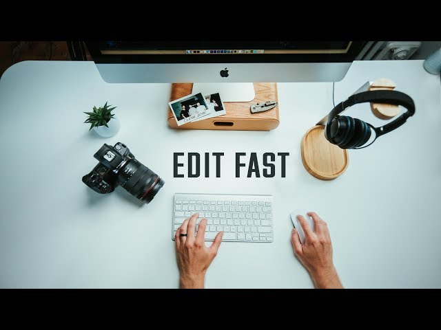 HOW TO EDIT VIDEOS FASTER // 1-2 hours per vlog