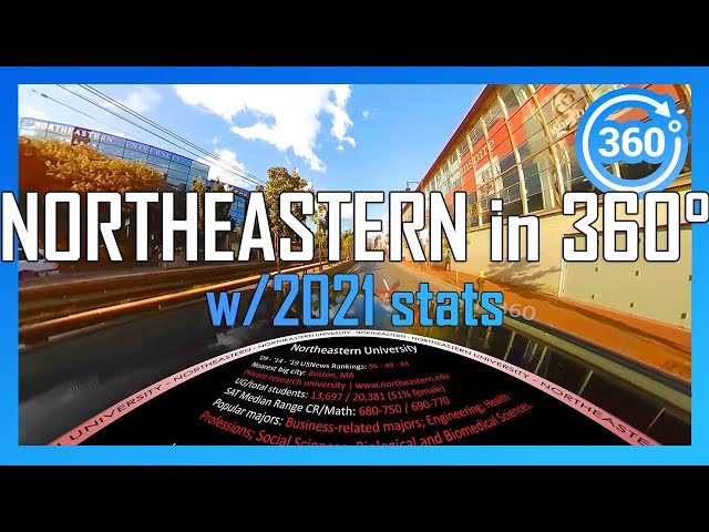 [2021] NORTHEASTERN UNIVERSITY in 360° - driving campus tour