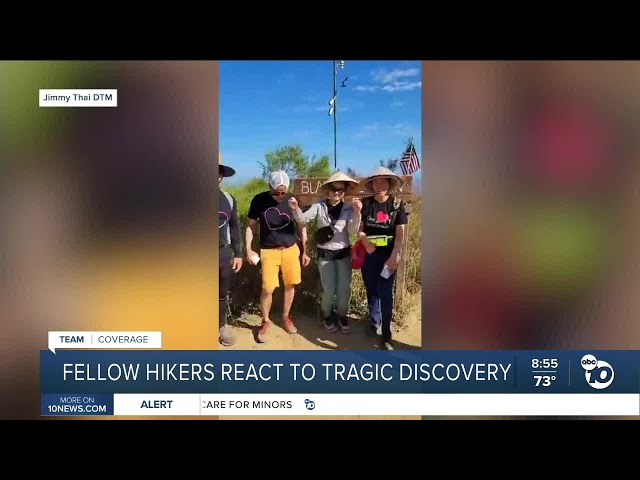 Fellow hikers react to tragic discovery