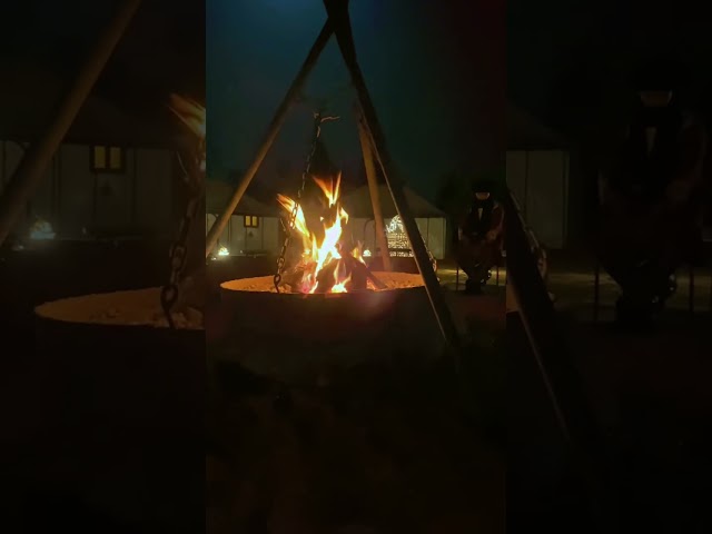 Desert Camp Vibes: Drumming by the Fire Under the Stars #moroccotravel