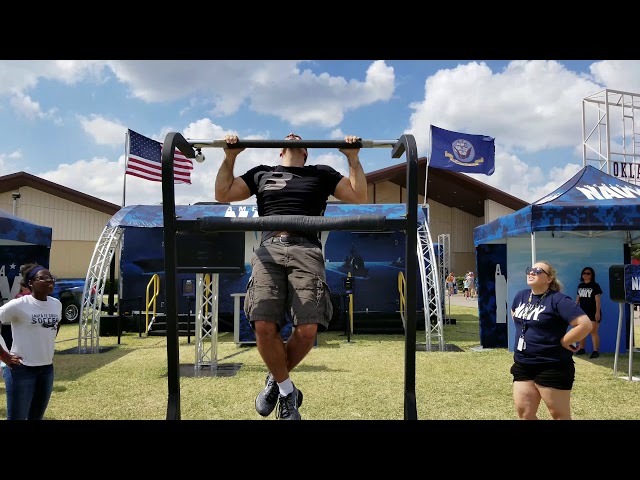 29 Navy pull-ups Oklahoma State Fair 2017