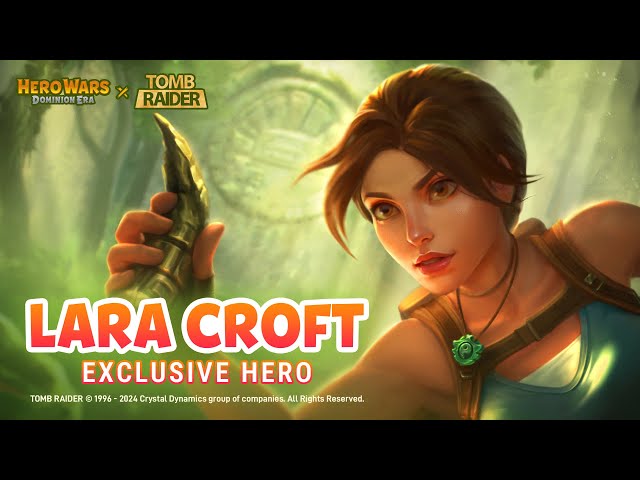 Official Gameplay Trailer | Tomb Raider x Hero Wars | Lara Croft and the Mystery of Dominion