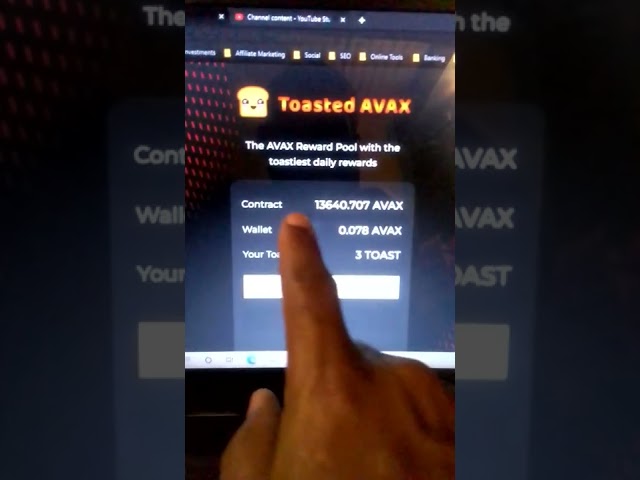 Toasted Avax Dapp | 🔥 Contract 13640.707 AVAX | Baked Beans Fork #shorts