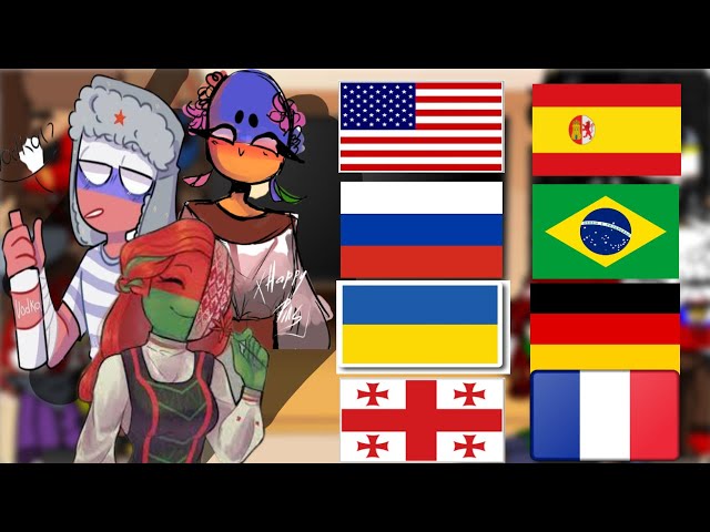 La familia rusa reacciona a sus memes | Countryhumans |