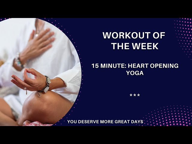 12-Minute Heart-Opening Yoga Flow | Feel More Open & Energized