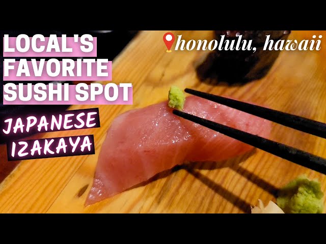 Local's Favorite SUSHI🍣 in HONOLULU || Japanese Izakaya and Sushi [Honolulu, Hawaii]