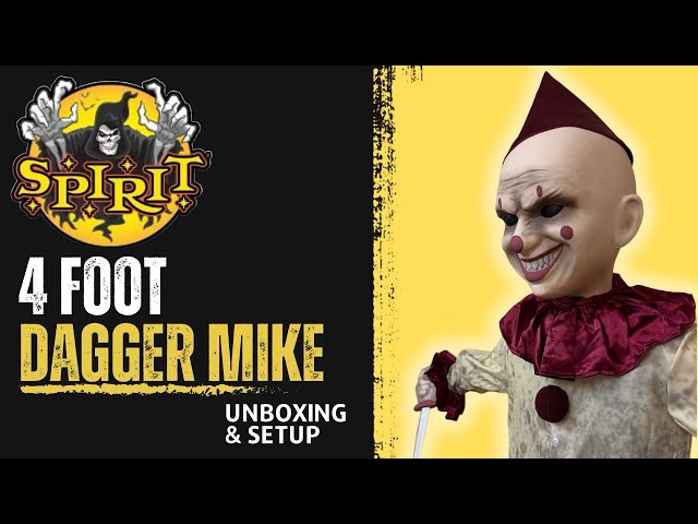 Dagger Mike Animatronic Unboxing & Setup 2023 Spirit Halloween