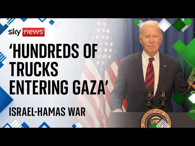 Biden says 'guns have gone silent' in Gaza