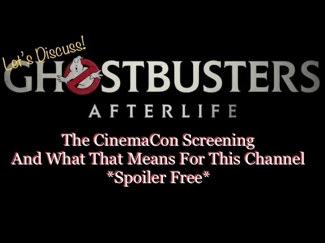 Ghostbusters Afterlife Discussion - CinemaCon Bombshell