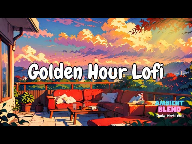 Cozy Autumn Balcony Lofi 🍁🍂 | Lofi Music to study, relax and work|