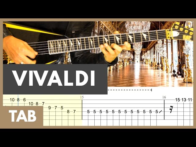 VIVALDI SUMMER Alexi Laiho Roope Latvala Guitar TAB | Cover | Lesson | Tutorial