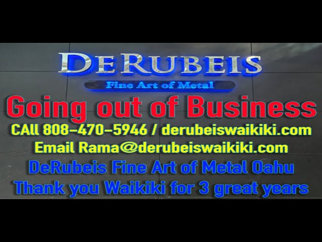 DeRubeis Going out of Business