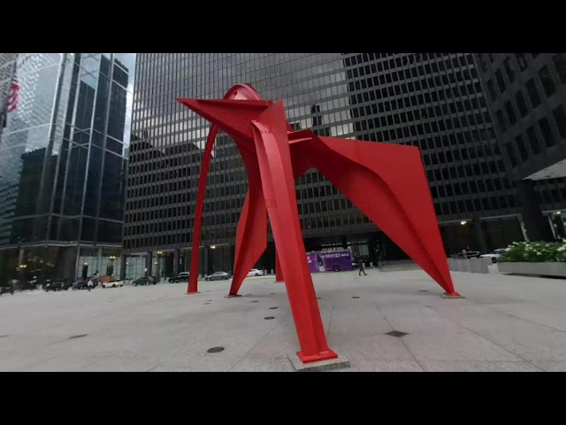 Chicago sculpture slide show VR 3D 5.6K