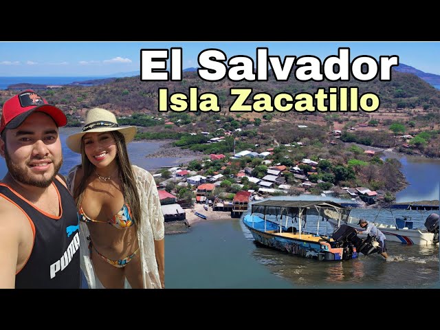 Isla Zacatillo 🏝️ Así se vive en una ISLA de El Salvador 🇸🇻 Todos emigraron a USA 🇺🇸