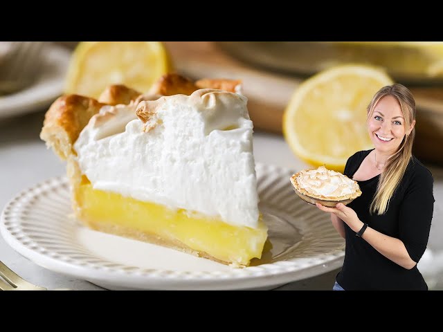 Lemon Meringue Pie (No Weepy Meringue, No Runny Filling!)