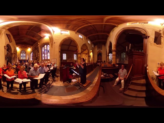 Silson Singers Choir at St Marys Church Easton Neston   The Lord is my Shepherd