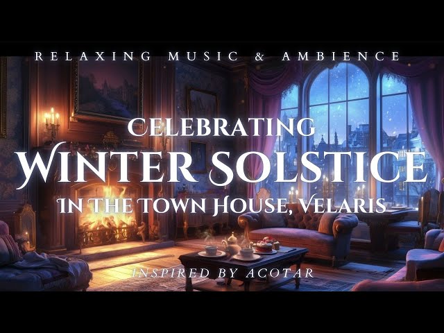 (NO MID-ROLL ADS) Winter Solstice | Inspired by ACOTAR Relaxing Music & Ambience for Fantasy Reading