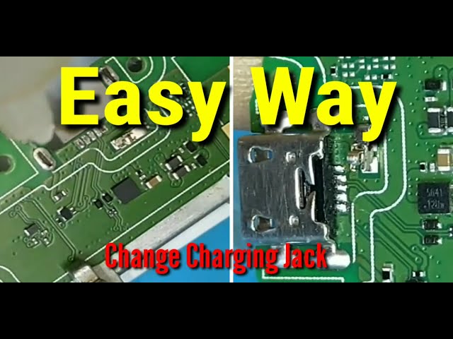 Easy way for charging jack ALL TYPES OF MOBILES REPAIR(hardware, software)